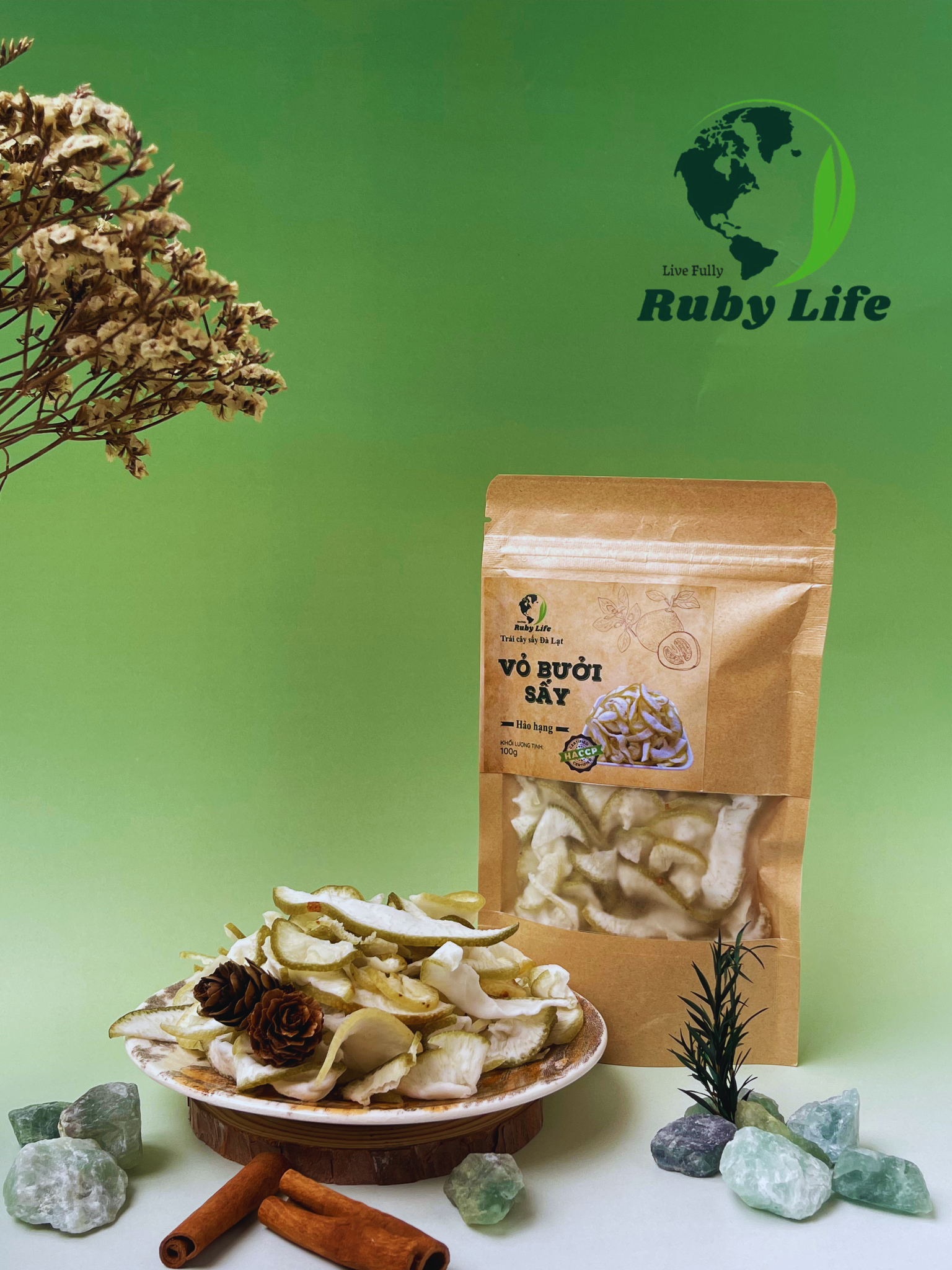 Vỏ bưởi sấy dẻo 100g